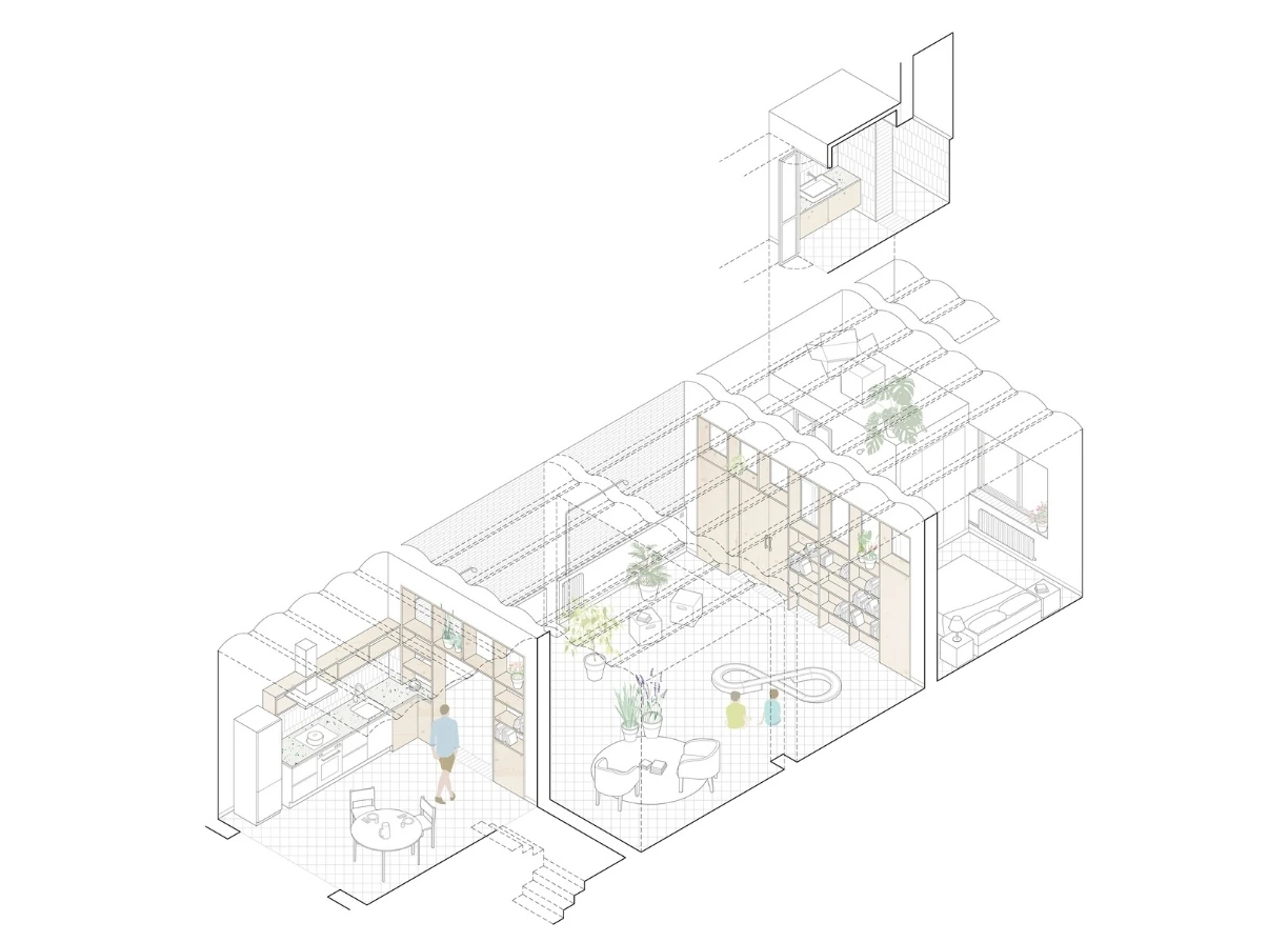 Reforma habitatge Guinardó, Barcelona, 08014 estudi d’arquitectura