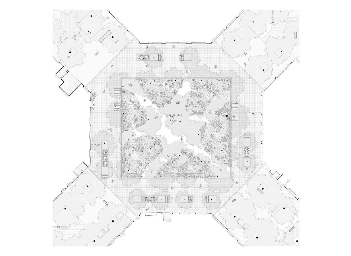 Jardí Consell de Cent - Rocafort, Barcelona, 08014 estudi d’arquitectura